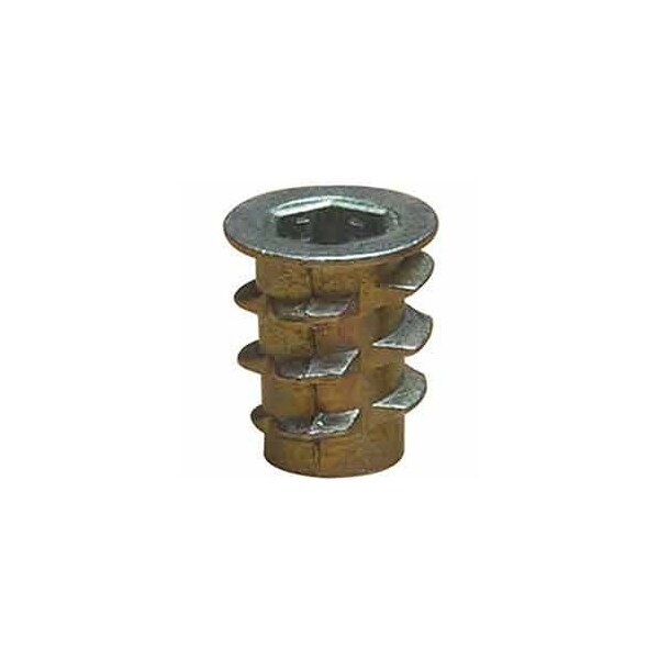 E-Z Lok Hex Drive Threaded Insert, #10-32 Int Thrd Sz, 0.787 in L, Zinc Alloy 901032-20 - main